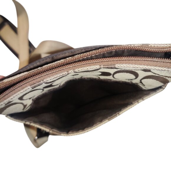 Coach Legacy Signature Stripe Swingpack Crossbody Bag - Picture 8 of 16